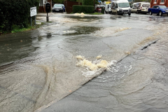 Overflowing drains