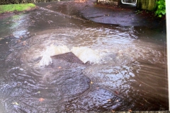 Overflowing drains